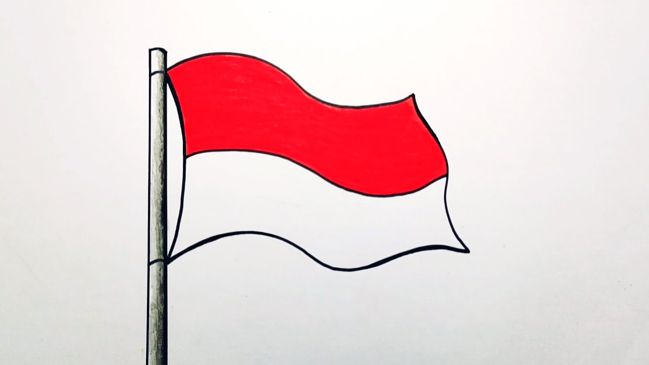 Detail Gambar Mewarnai Bendera Nomer 35