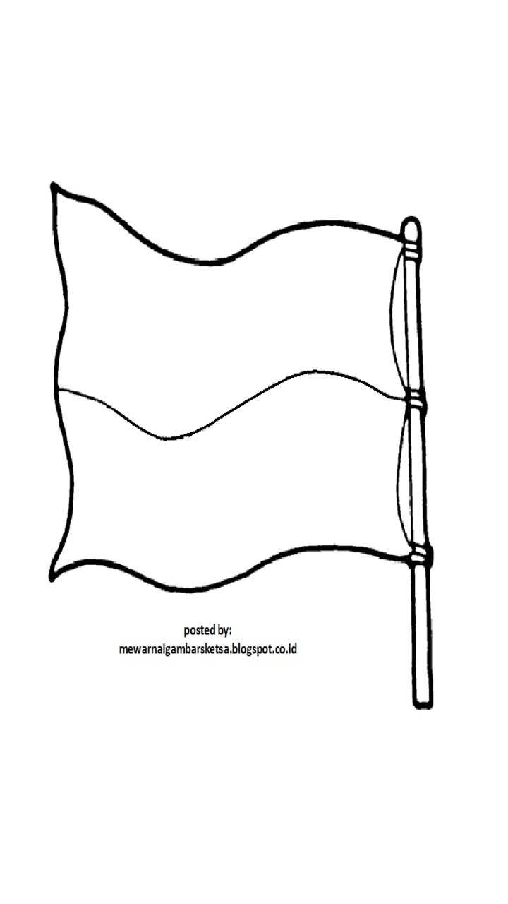 Detail Gambar Mewarnai Bendera Nomer 8