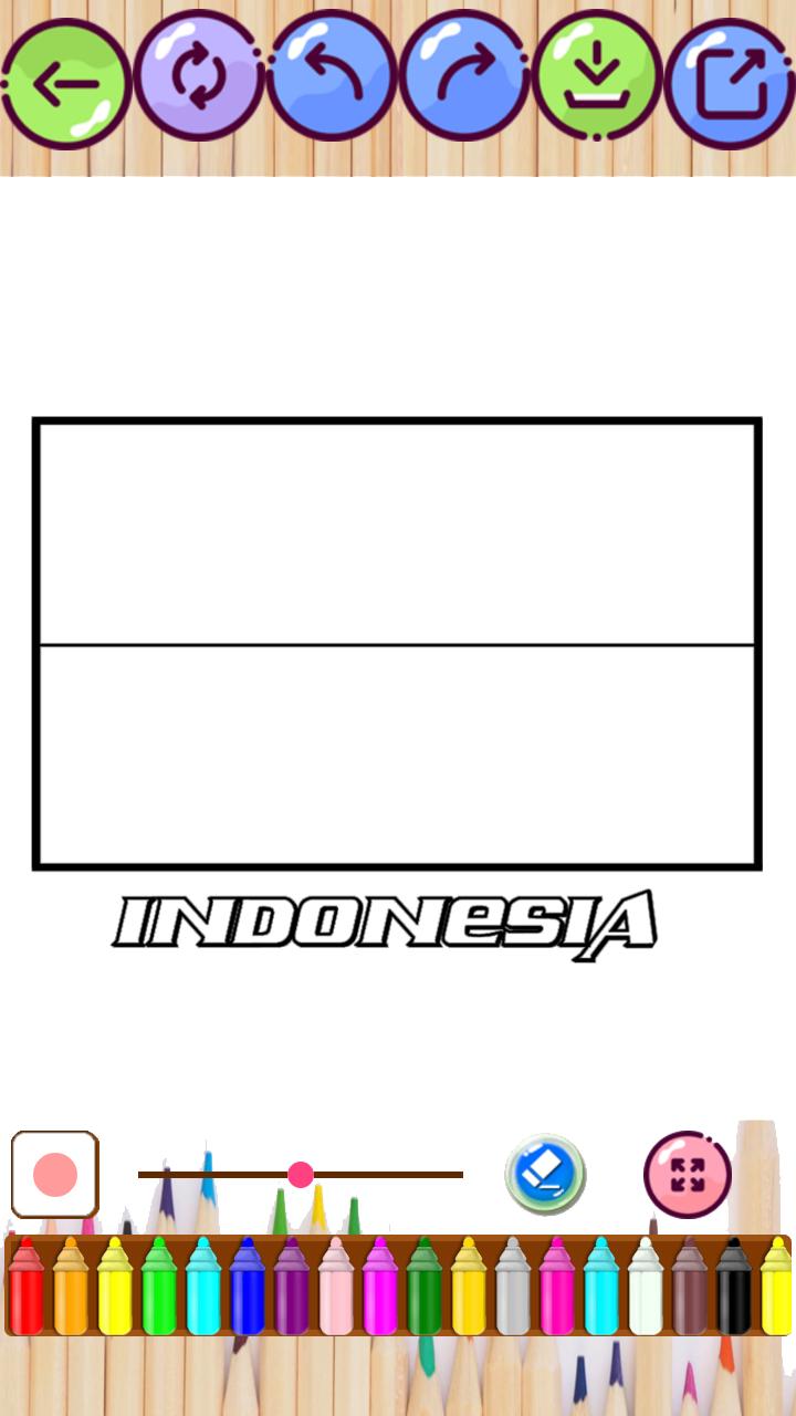 Detail Gambar Mewarnai Bendera Indonesia Nomer 23