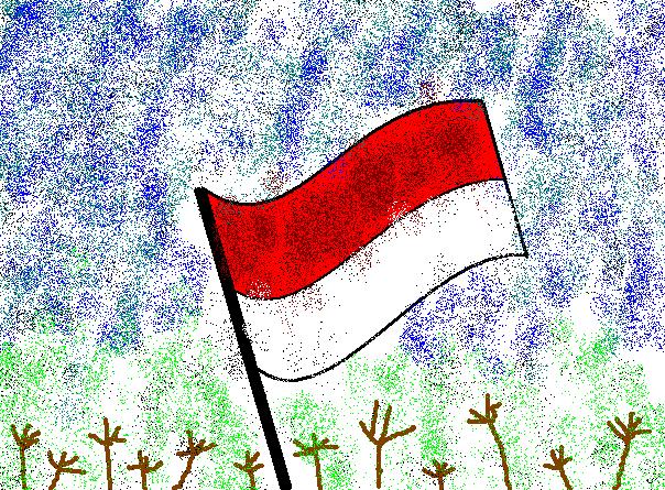 Detail Gambar Mewarnai Bendera Indonesia Orang Nomer 15