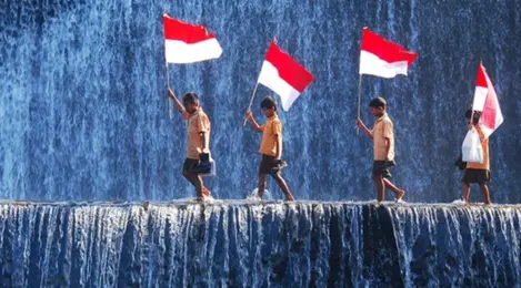 Detail Gambar Mewarnai Bendera Indonesia Orang Nomer 49