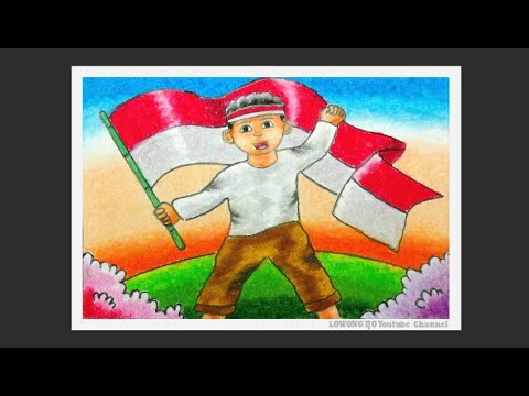 Detail Gambar Mewarnai Bendera Indonesia Orang Nomer 7