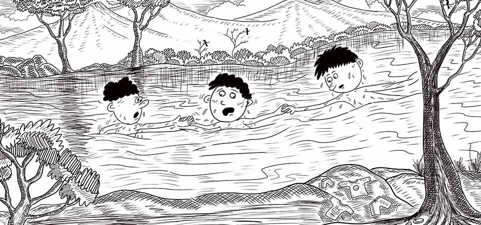 Detail Gambar Mewarnai Berenang Gambar Mewarnai Sedang Berenang Nomer 19