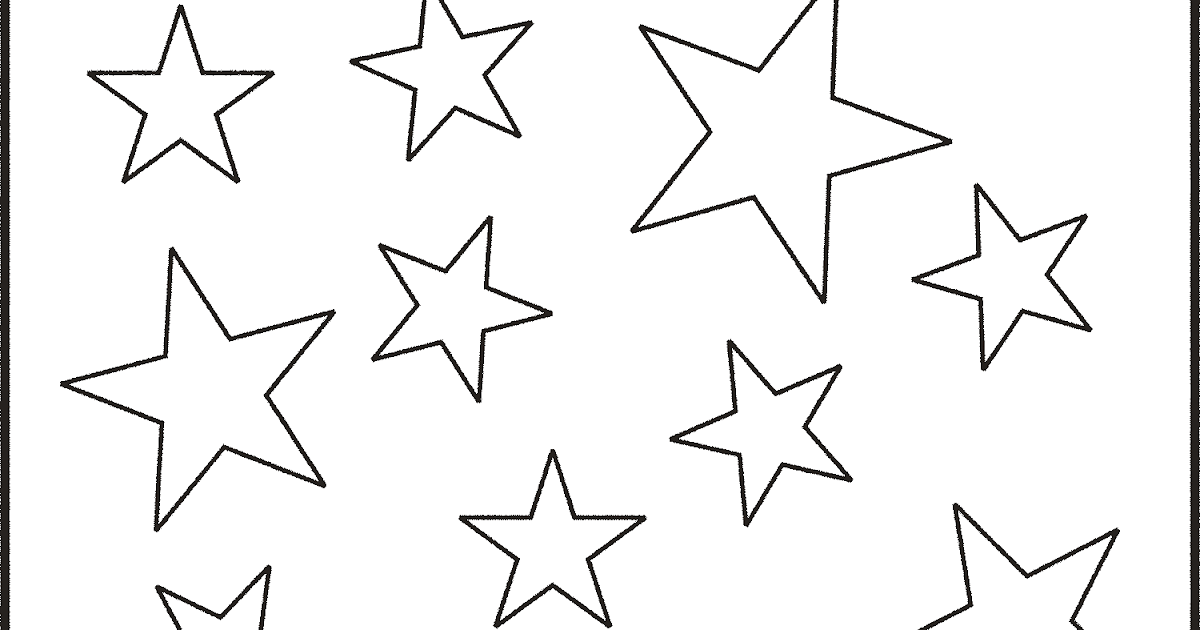 Detail Gambar Mewarnai Bintang Nomer 2
