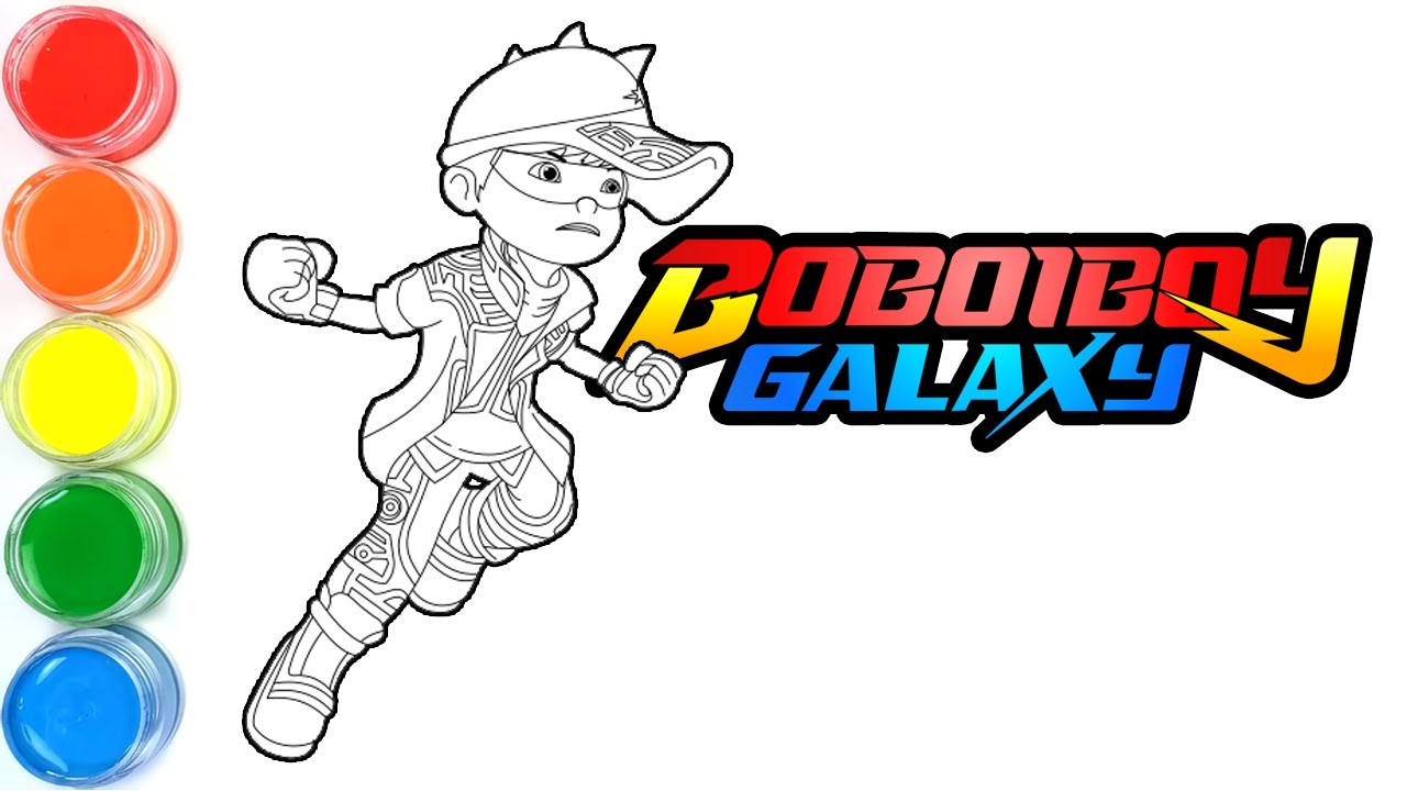 Detail Gambar Mewarnai Boboiboy Nomer 25