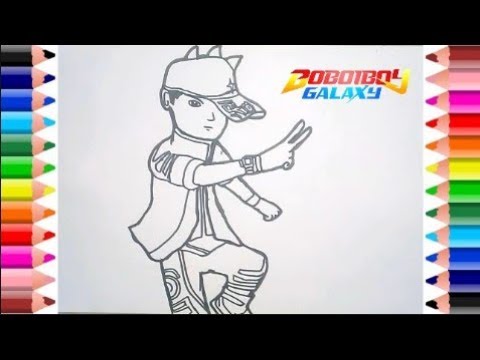 Detail Gambar Mewarnai Boboiboy Galaxy Nomer 27