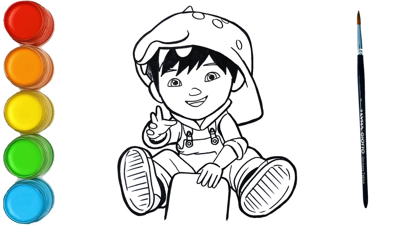 Detail Gambar Mewarnai Boboiboy Galaxy Nomer 28