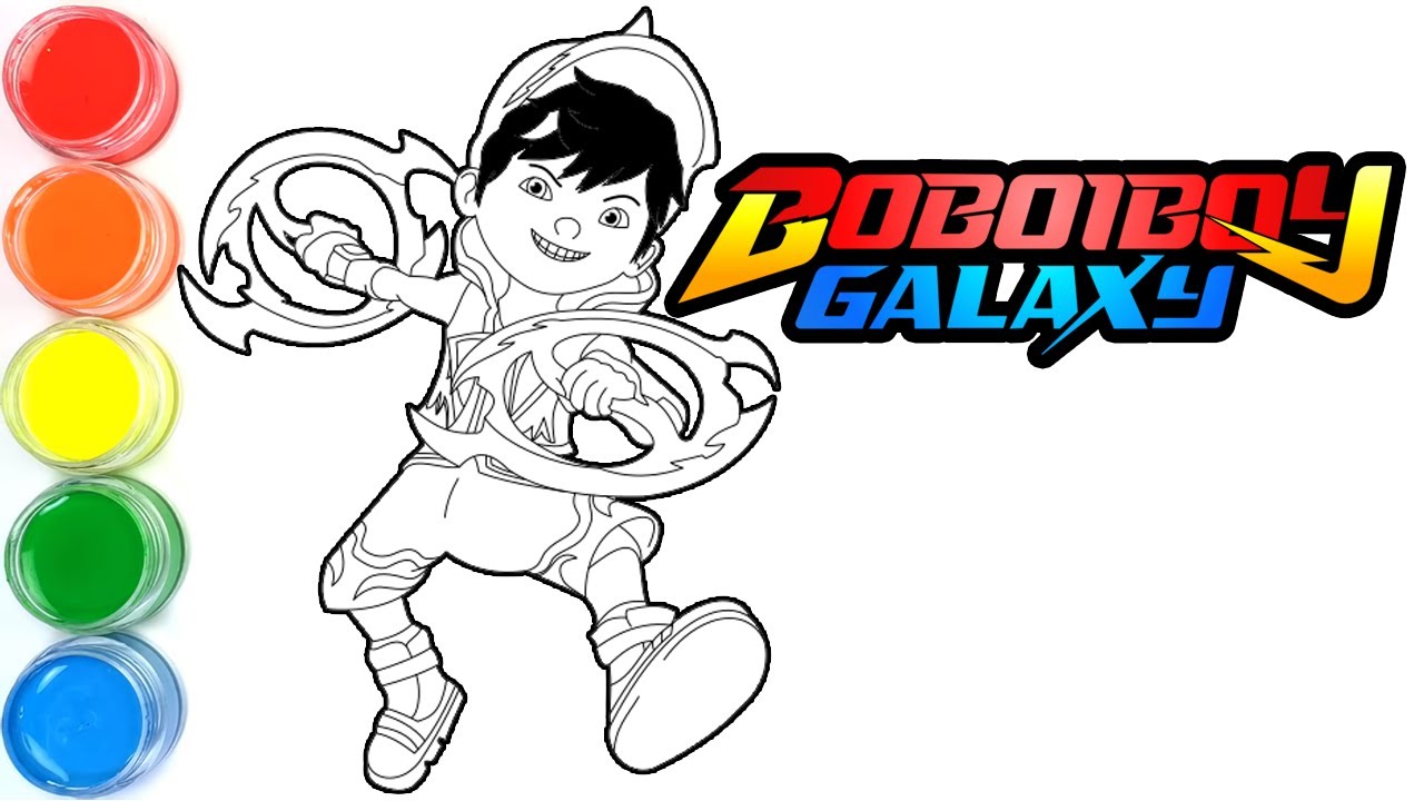 Detail Gambar Mewarnai Boboiboy Galaxy Nomer 34