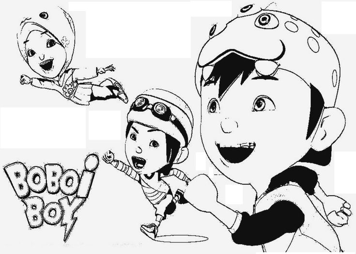 Detail Gambar Mewarnai Boboiboy Galaxy Nomer 45