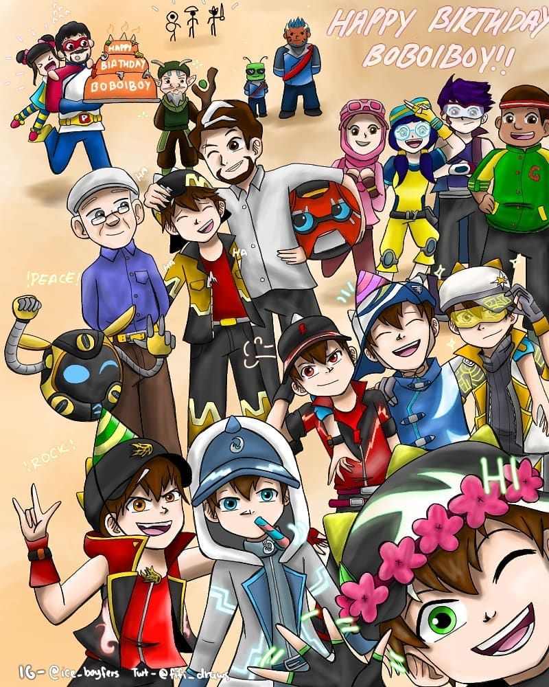 Detail Gambar Mewarnai Boboiboy Kuasa 7 Nomer 22