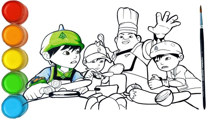 Detail Gambar Mewarnai Boboiboy Kuasa 7 Nomer 47