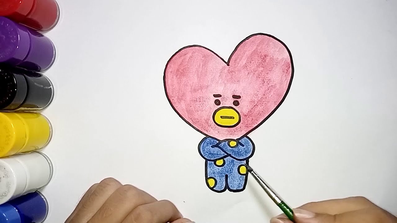 Detail Gambar Mewarnai Bt21 Tata Nomer 21