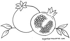 Detail Gambar Mewarnai Buah Buahan Gambar Mewarna Hantu Nomer 26