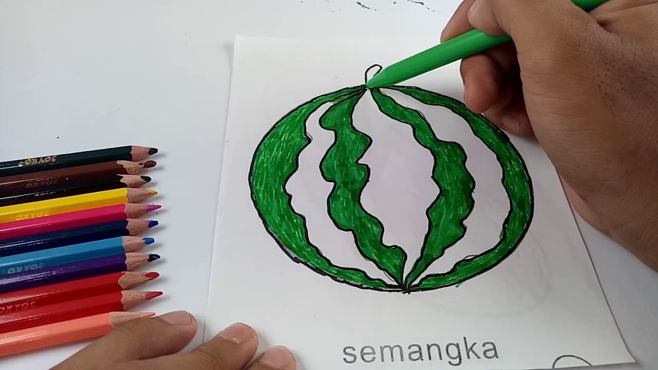 Detail Gambar Mewarnai Buah Buahan Gambar Mewarna Hantu Nomer 49
