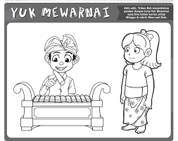 Detail Gambar Mewarnai Budaya Nusantara Nomer 49
