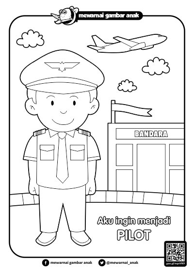 Detail Gambar Mewarnai Cita Citaku Nomer 11