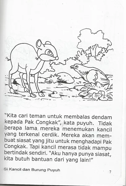 Detail Gambar Mewarnai Congkak Hitam Putih Nomer 16