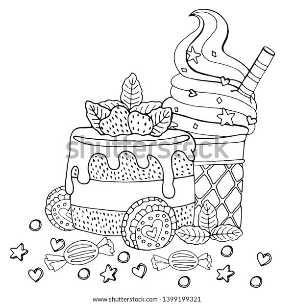 Detail Gambar Mewarnai Cupcake Nomer 14