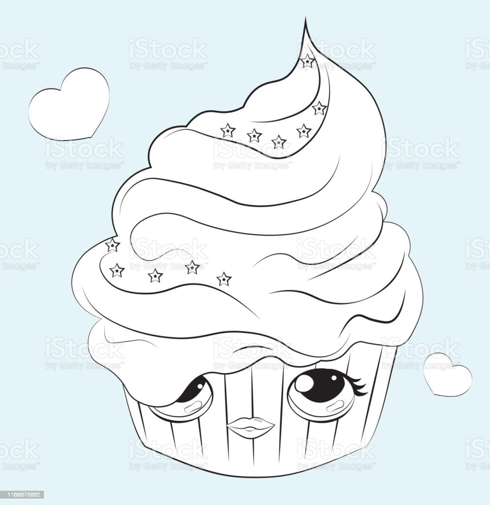 Detail Gambar Mewarnai Cupcake Nomer 50
