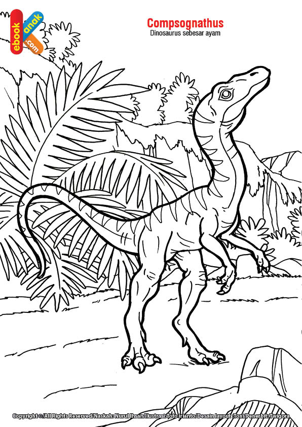 Detail Gambar Mewarnai Dinosaurus Nomer 23