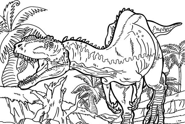 Detail Gambar Mewarnai Dinosaurus Nomer 36