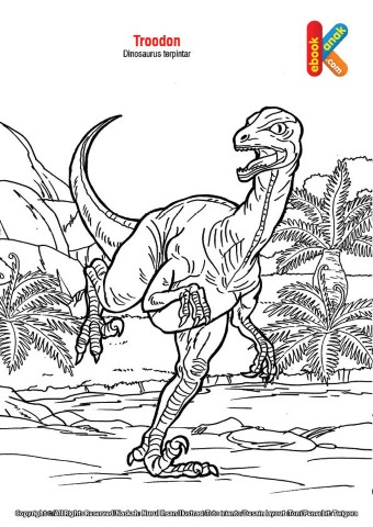 Detail Gambar Mewarnai Dinosaurus Nomer 45