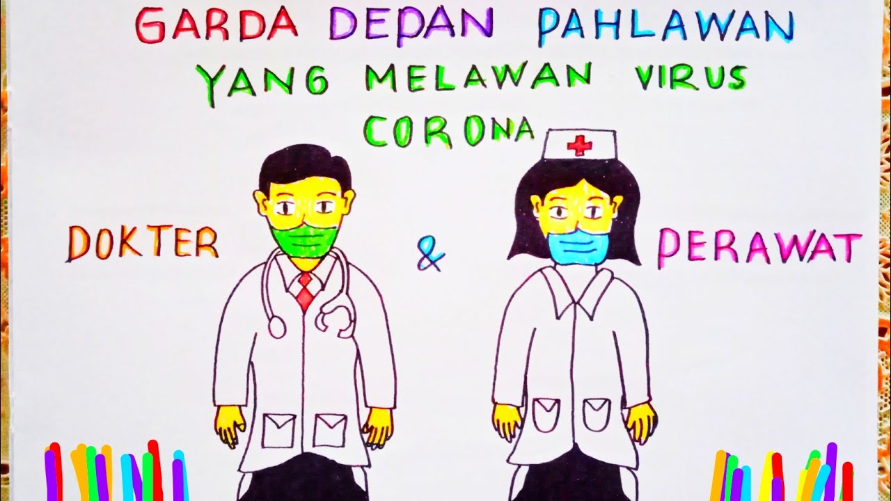 Detail Gambar Mewarnai Dokter Perempuan Nomer 26