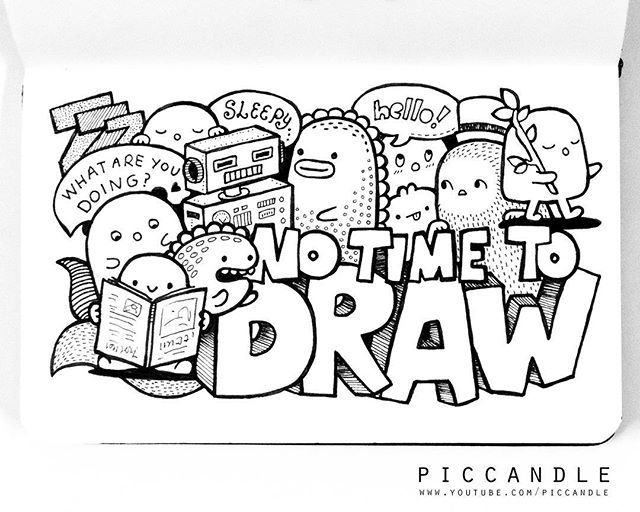 Detail Gambar Mewarnai Doodle Koleksi Nomer 7