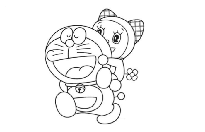 Detail Gambar Mewarnai Doraemon Nomer 55