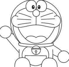 Detail Gambar Mewarnai Doraemon Lucu Nomer 27