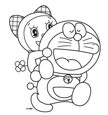 Detail Gambar Mewarnai Doraemon Lucu Nomer 39