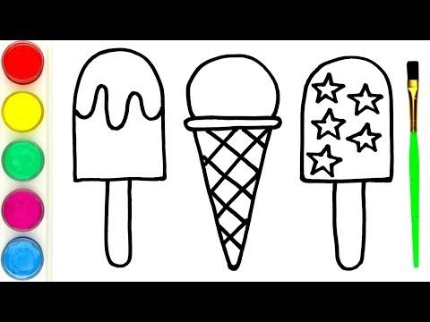 Detail Gambar Mewarnai Es Krim Lucu Koleksi Nomer 26