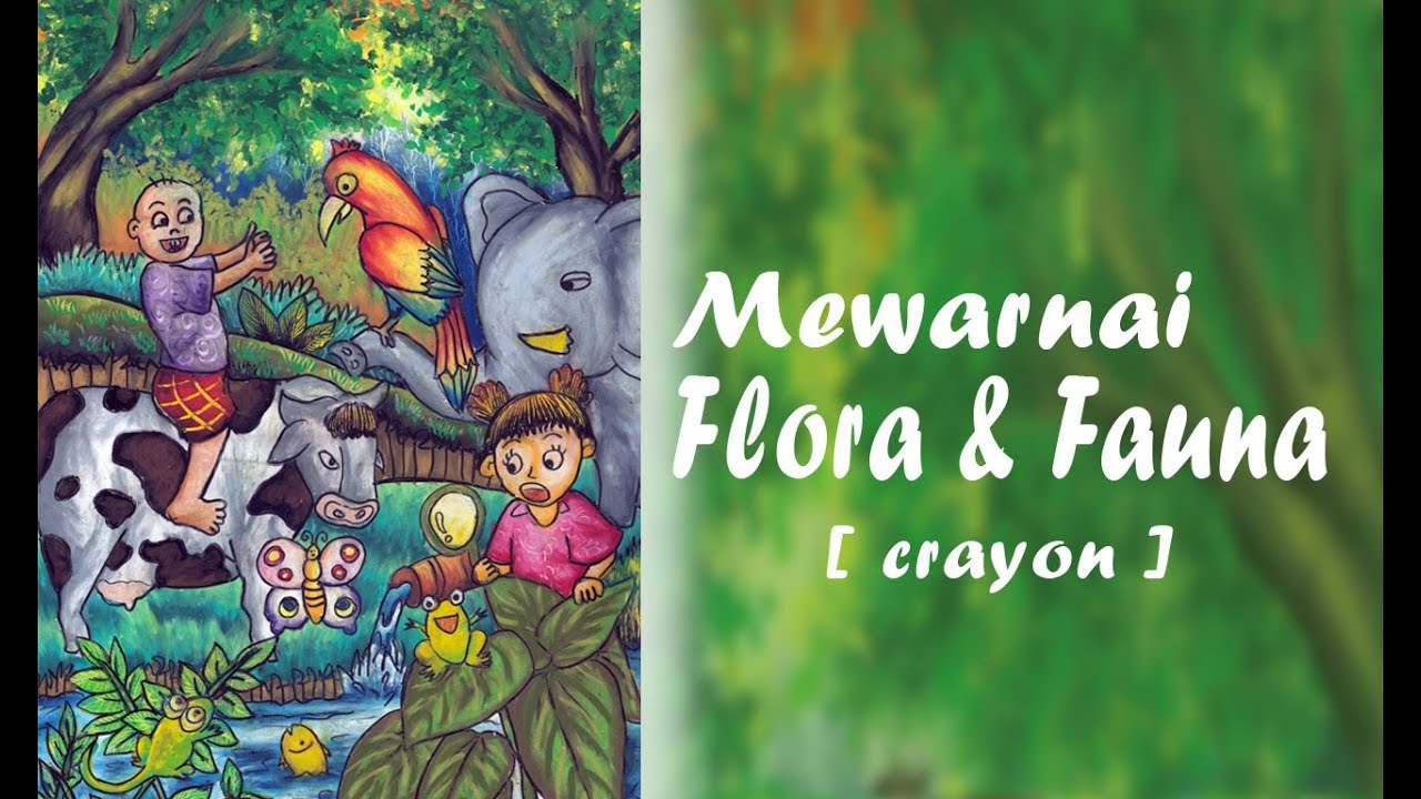 Detail Gambar Mewarnai Flora Dan Fauna Nomer 40