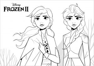 Detail Gambar Mewarnai Frozen 2 Nomer 14