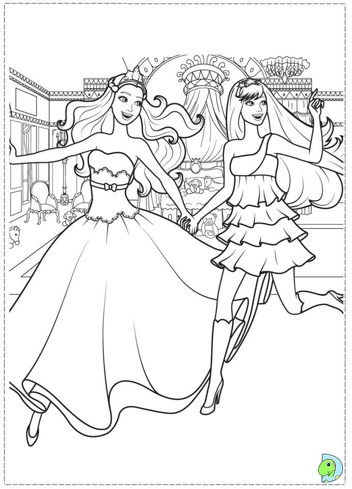 Detail Gambar Mewarnai Gambar Mewarnai Barbie Princess Nomer 12