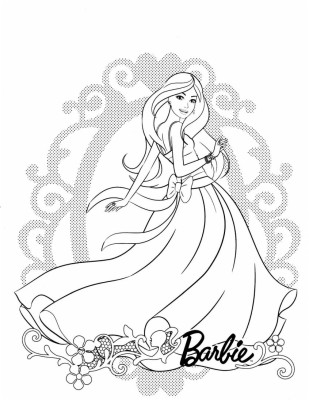 Detail Gambar Mewarnai Gambar Mewarnai Barbie Princess Nomer 34