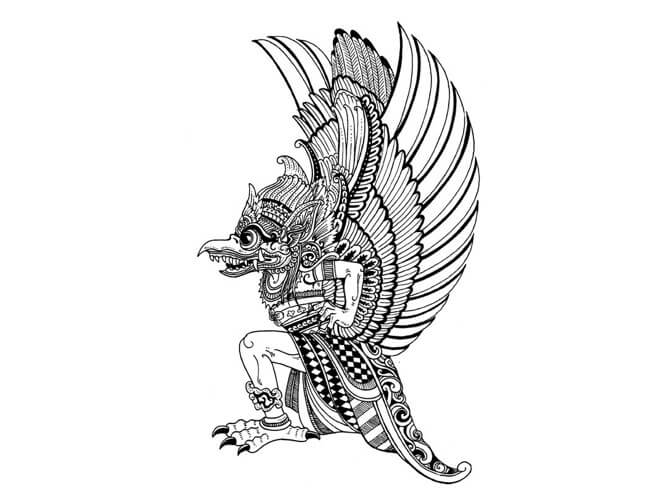 Detail Gambar Mewarnai Garuda Pancasila Nomer 39