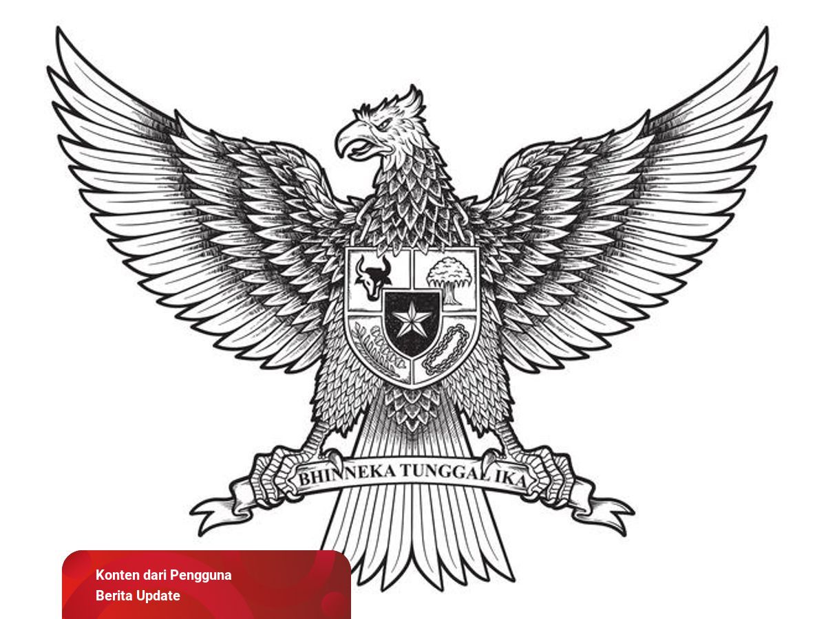 Detail Gambar Mewarnai Garuda Pancasila Nomer 51