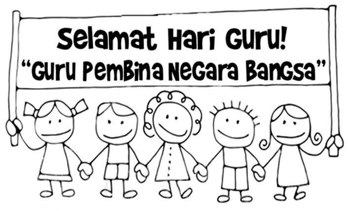 Gambar Mewarnai Hari Guru - 54+ Koleksi Gambar