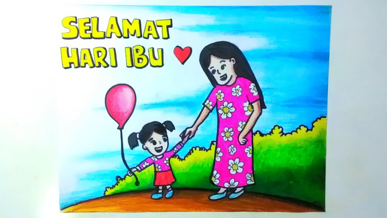 Detail Gambar Mewarnai Hari Ibu Nomer 33