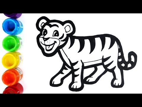 Detail Gambar Mewarnai Harimau Kartun Nomer 17