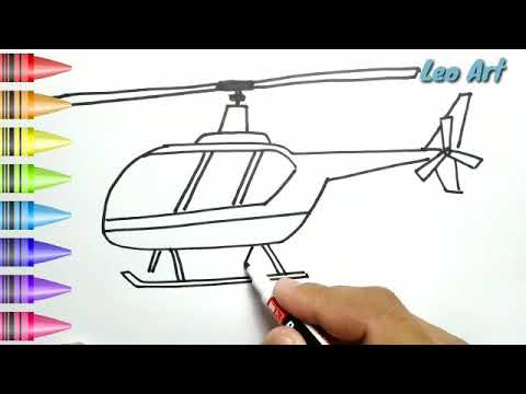 Detail Gambar Mewarnai Helikopter Nomer 38