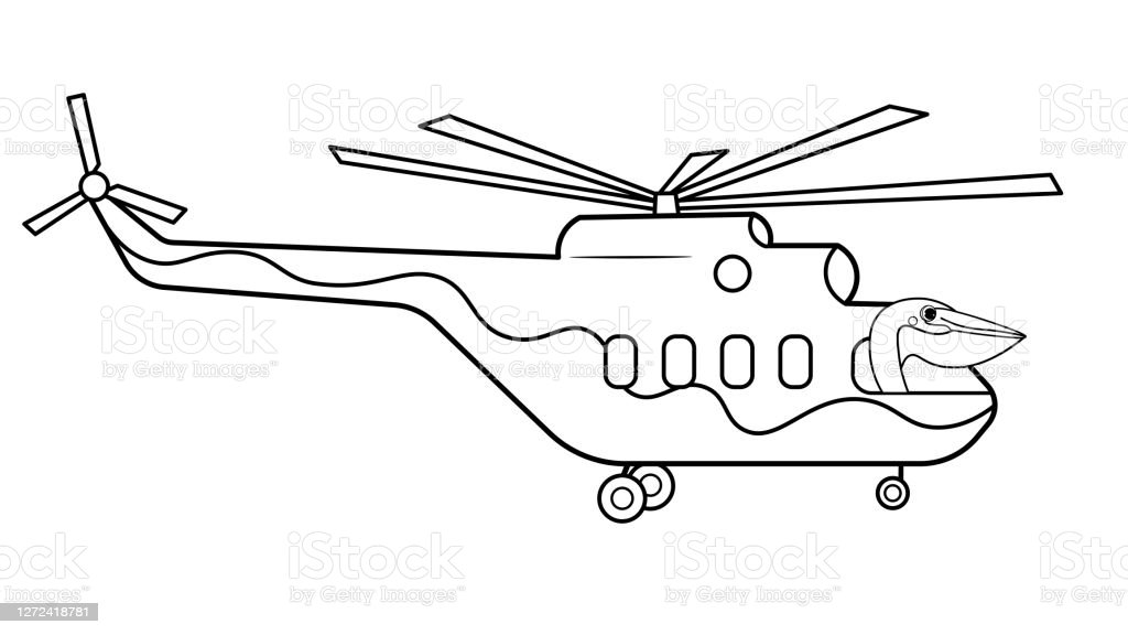 Detail Gambar Mewarnai Helikopter Nomer 39