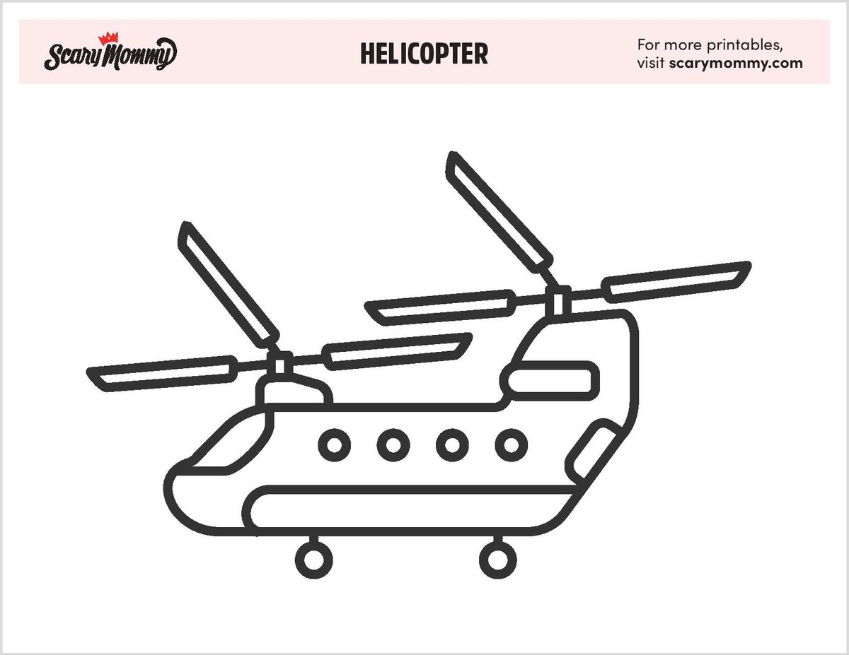 Detail Gambar Mewarnai Helikopter Nomer 52