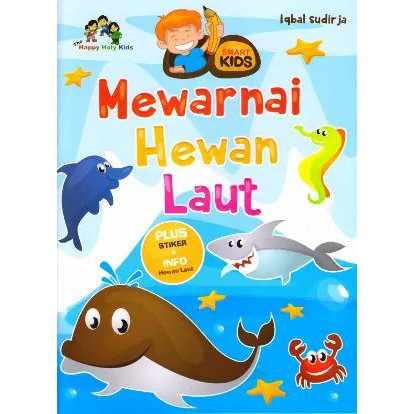 Detail Gambar Mewarnai Hewan Laut Kartun Nomer 30