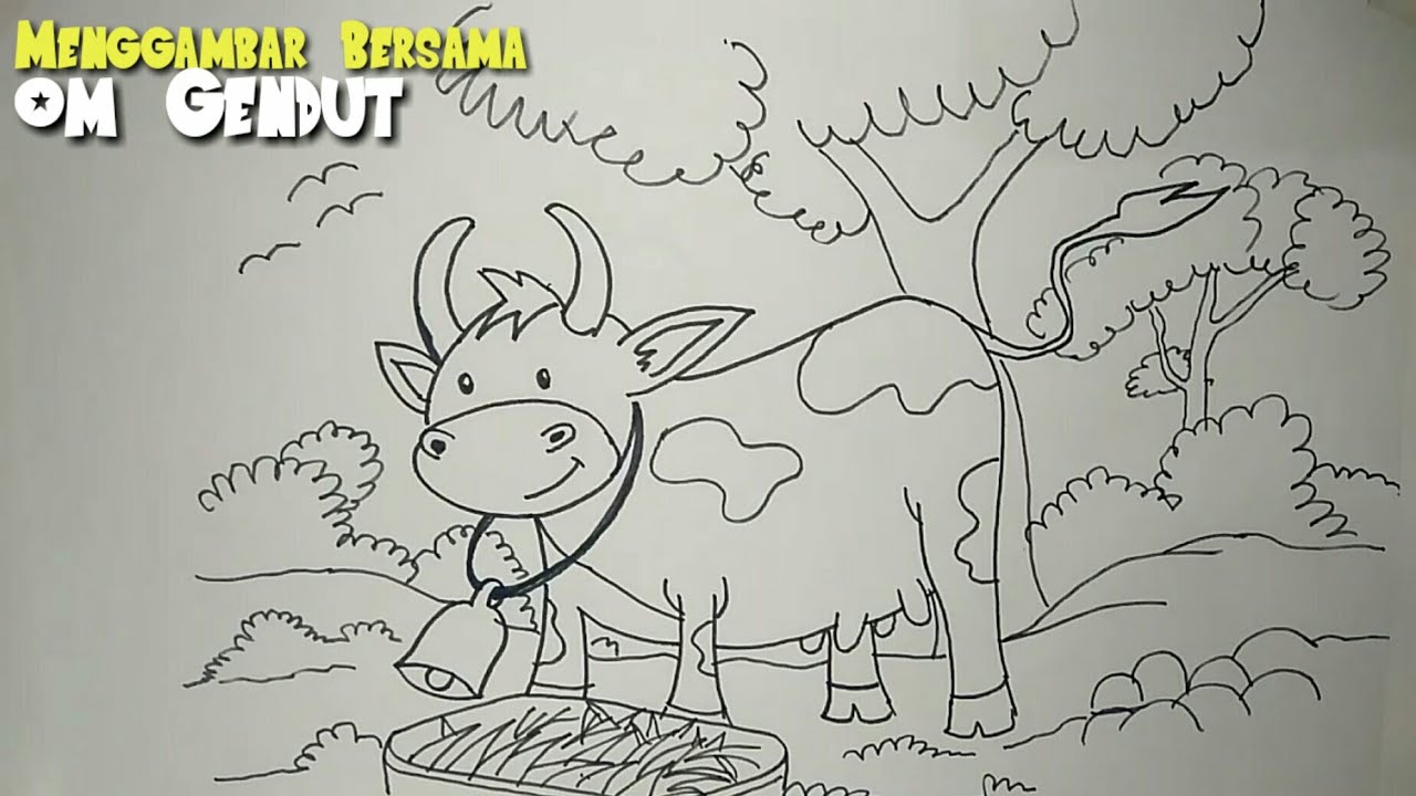 Detail Gambar Mewarnai Hewan Sapi Nomer 45