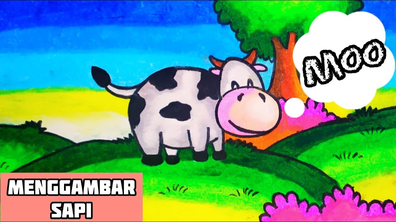 Detail Gambar Mewarnai Hewan Sapi Nomer 49
