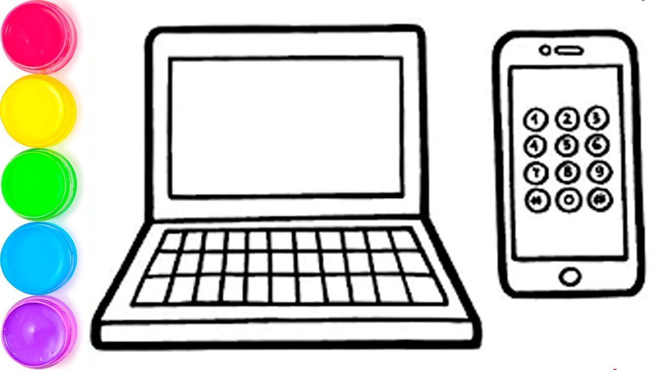 Gambar Mewarnai Hp - KibrisPDR