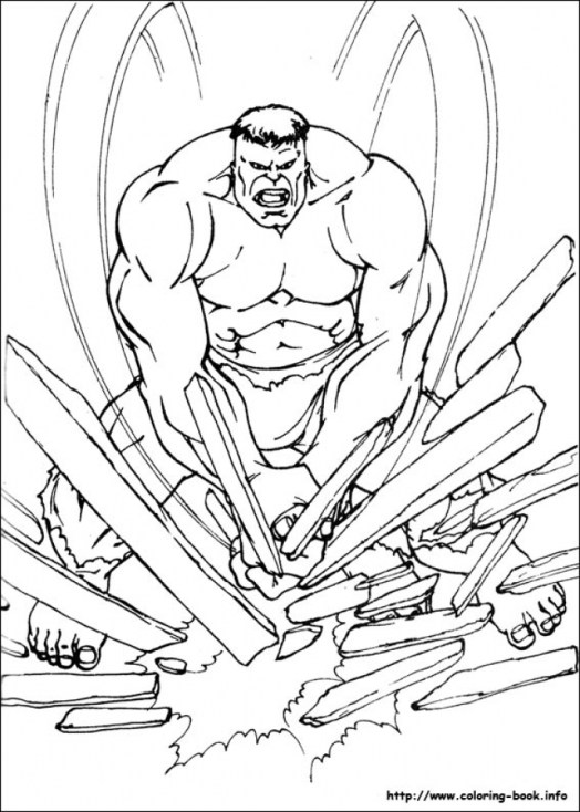 Detail Gambar Mewarnai Hulk Nomer 19