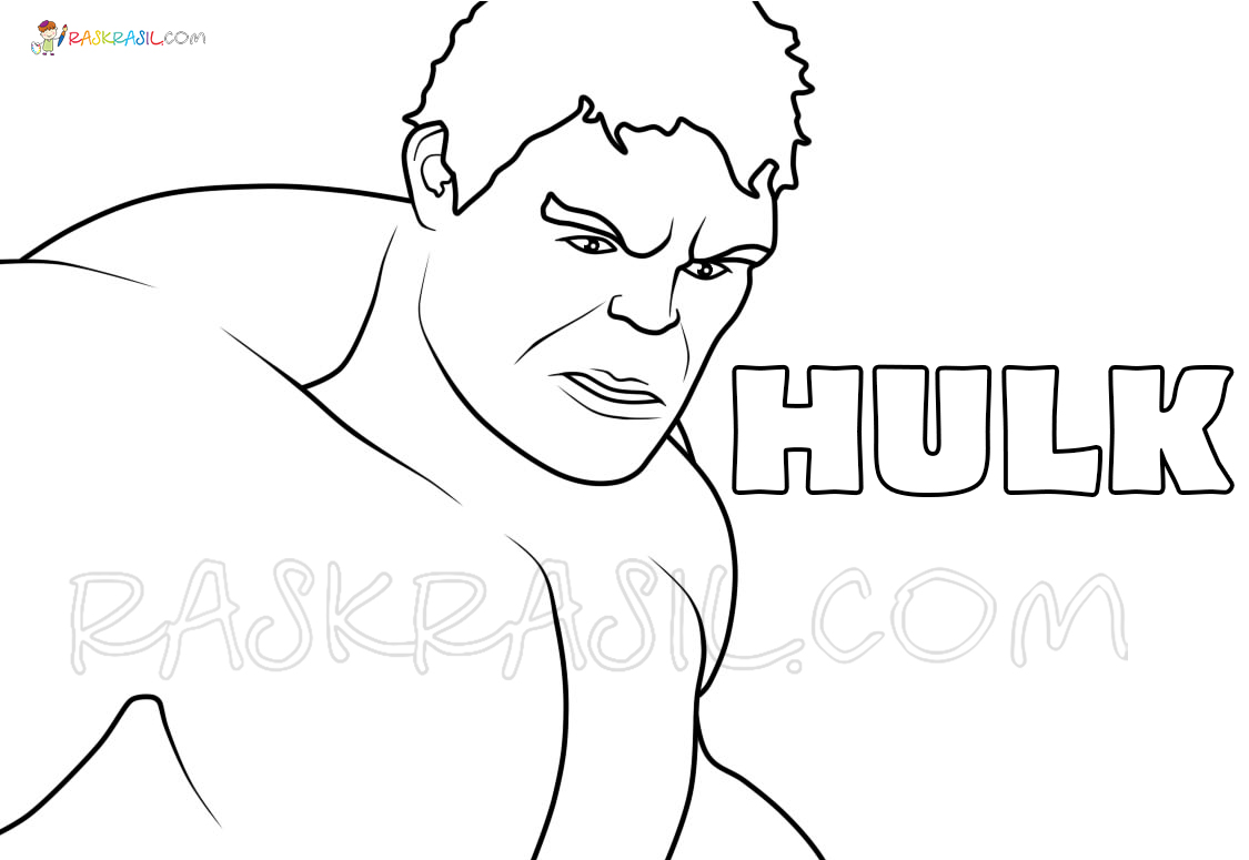 Detail Gambar Mewarnai Hulk Nomer 52